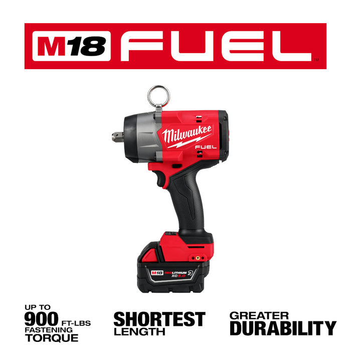 Milwaukee M18 FUEL 1/2" High Torque Impact Wrench w/ Detent Pin Kit
