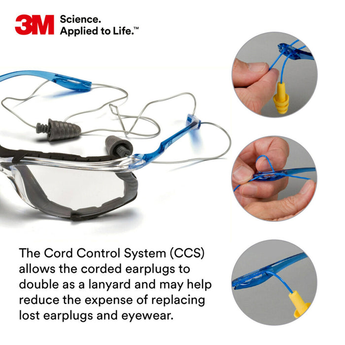 3M™ Virtua Protective Safety Glasses w/ Foam Gasket