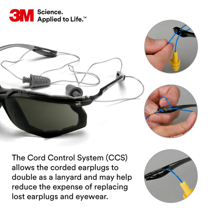 3M™ Virtua Protective Safety Glasses w/ Foam Gasket