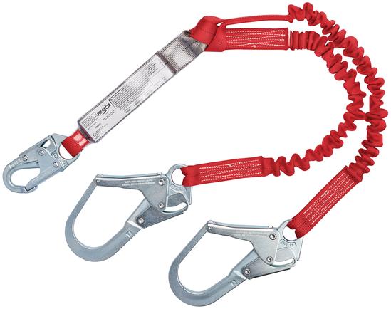 3M™ Protecta® 100% Tie-Off Stretch Web Shock-Absorbing Lanyard - 6Ft