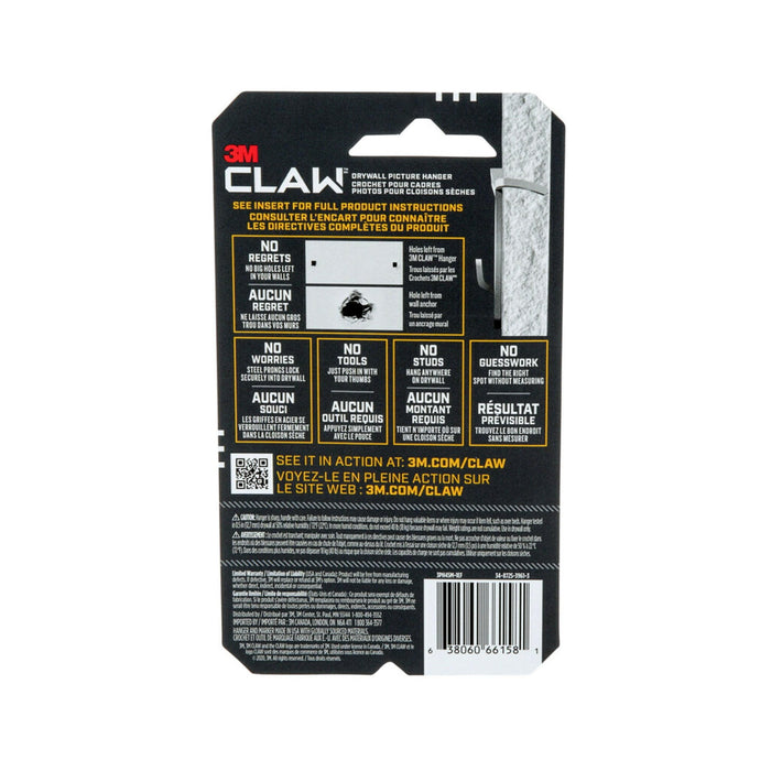 3M™ CLAW Drywall Picture Hanger Hooks