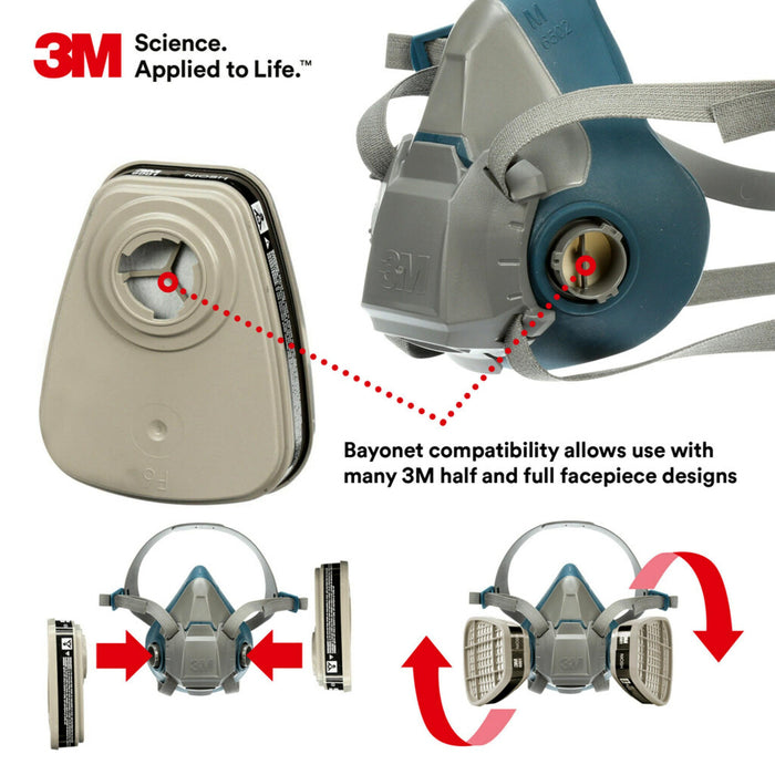 3M™ Pair Of Organic Vapour Cartridges