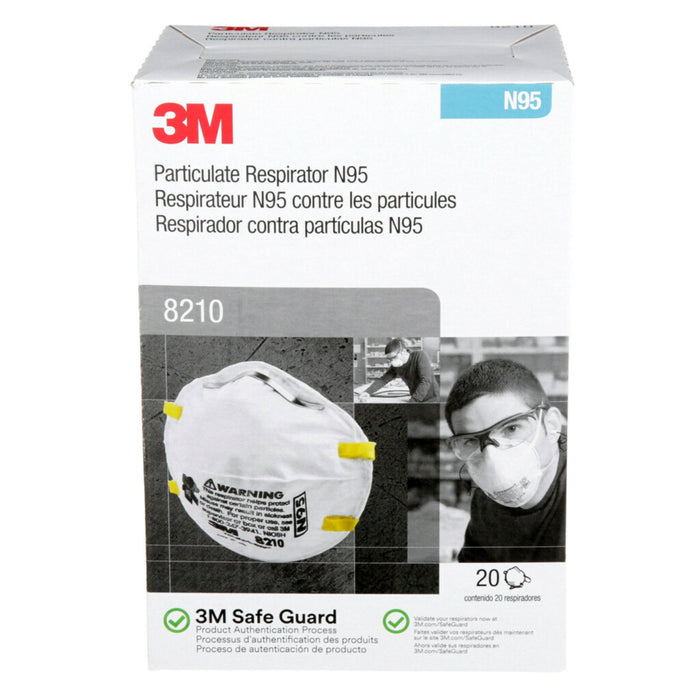 3M™ 20PK N95 Particulate Respirator Face Masks