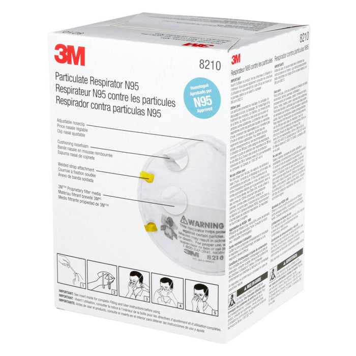 3M™ 20PK N95 Particulate Respirator Face Masks