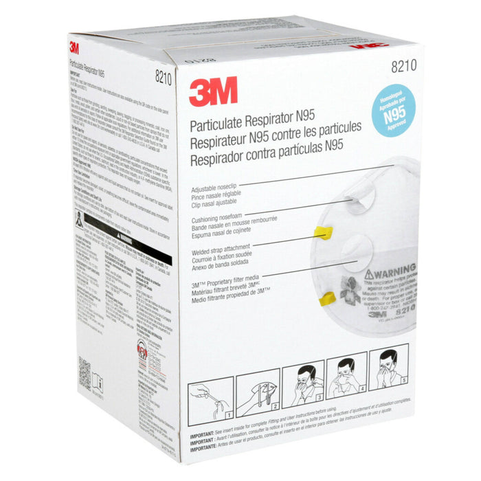 3M™ 20PK N95 Particulate Respirator Face Masks