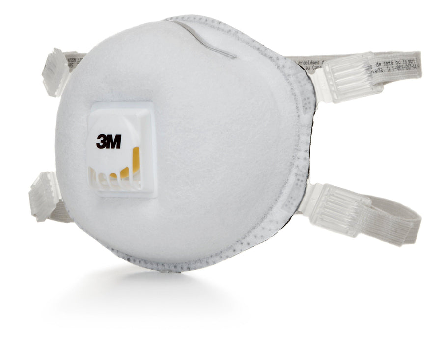 3M™ 10PK N95 Particulate Respirator Face Masks w/ Exhalation Valve