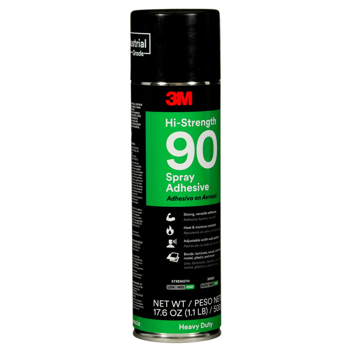 3M™ Hi-Strength 90 Clear Spray Adhesive - 17.6 oz.