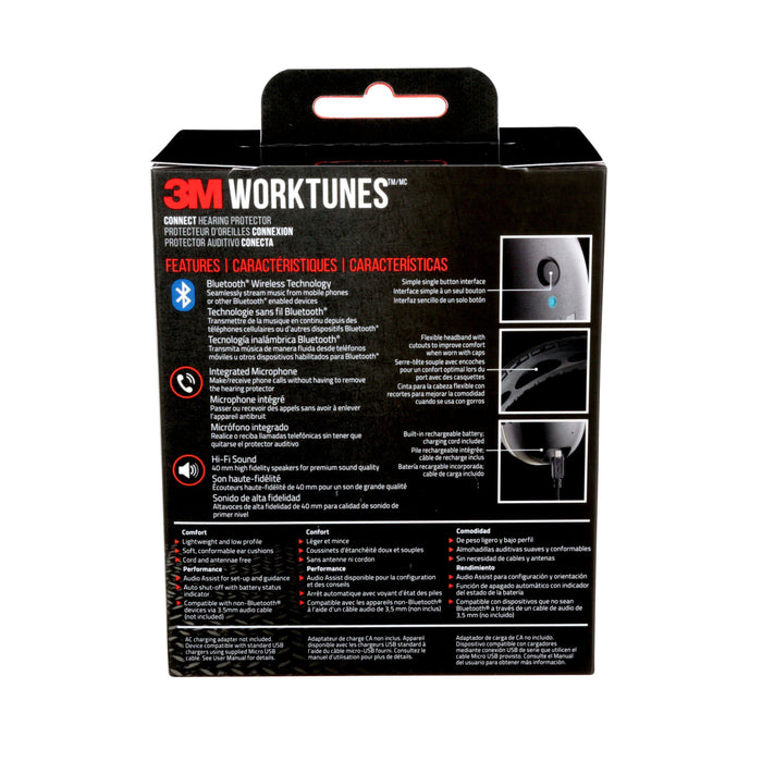 3M™ Worktunes™ Connect Bluetooth Hearing Protector Headphones