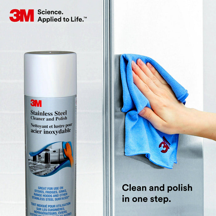 3M™ Stainless Steel Cleaner and Polish - 21 oz.