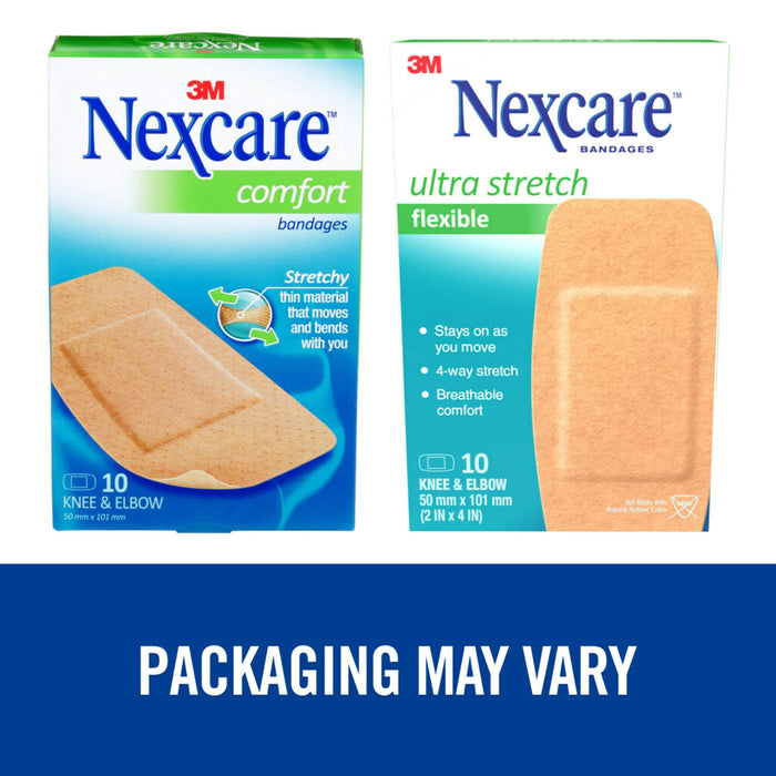 Nexcare™ 10PK Ultra Stretch Knee & Elbow Bandages