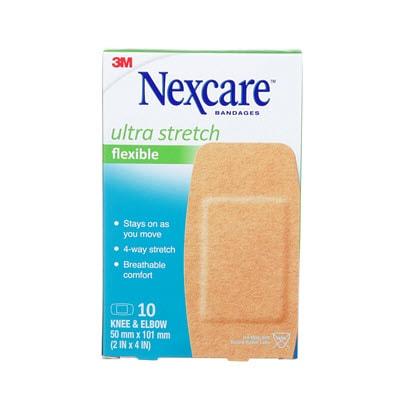 Nexcare™ 10PK Ultra Stretch Knee & Elbow Bandages