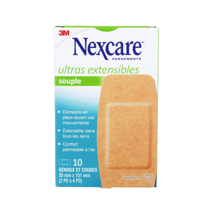 Nexcare™ 10PK Ultra Stretch Knee & Elbow Bandages