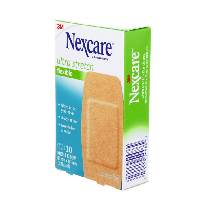 Nexcare™ 10PK Ultra Stretch Knee & Elbow Bandages