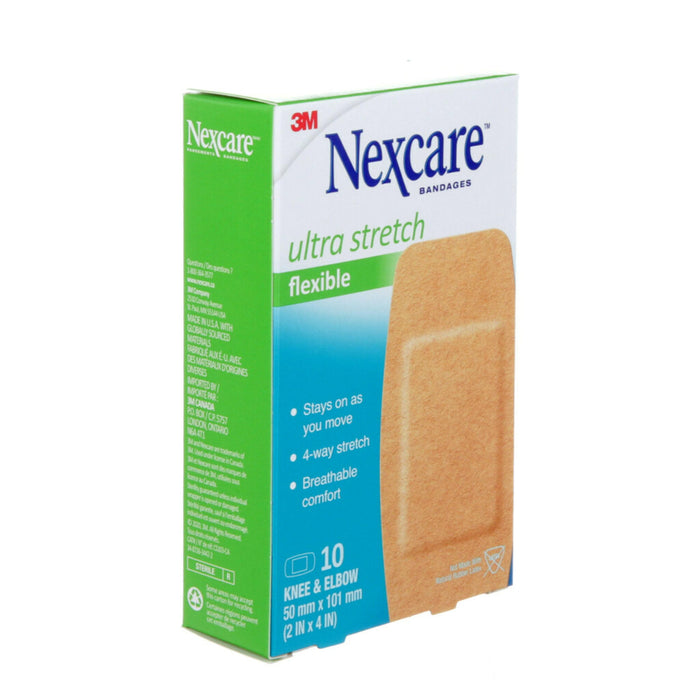 Nexcare™ 10PK Ultra Stretch Knee & Elbow Bandages