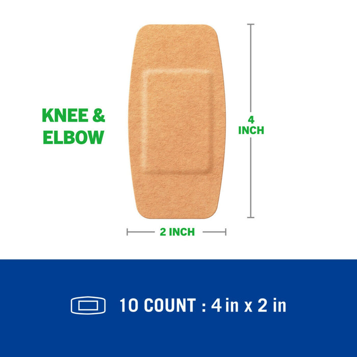 Nexcare™ 10PK Ultra Stretch Knee & Elbow Bandages