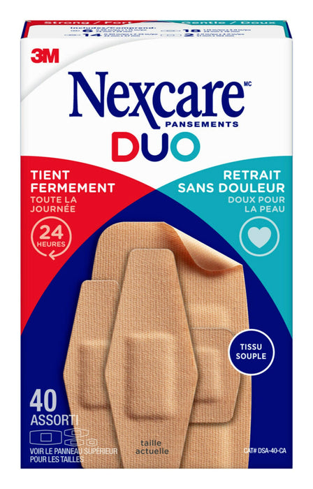 Nexcare™ 40PK Assorted Size Duo Bandages