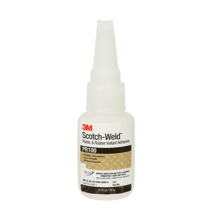 3M™ Scotch-Weld™ Plastic & Rubber Clear Instant Adhesive - 0.71 oz.