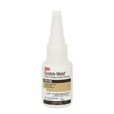 3M™ Scotch-Weld™ Plastic & Rubber Clear Instant Adhesive - 0.71 oz.