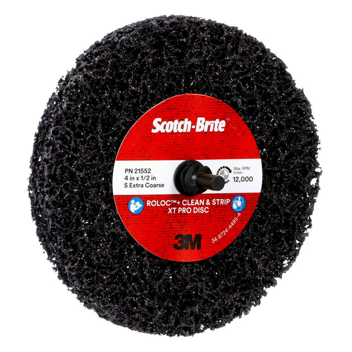 Scotch-Brite™ Roloc™+ Clean and Strip XT Pro 4" Abrasive Disc