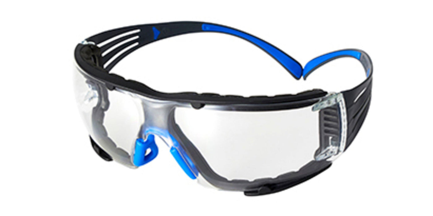 3M™ SecureFit™ Protective Safety Glasses w/ Clear Anit-Fog Lens & Removable Gasket