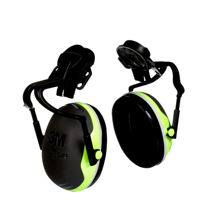 3M™ PELTOR™ X Series Full Brim Hard Had Attached Earmuffs