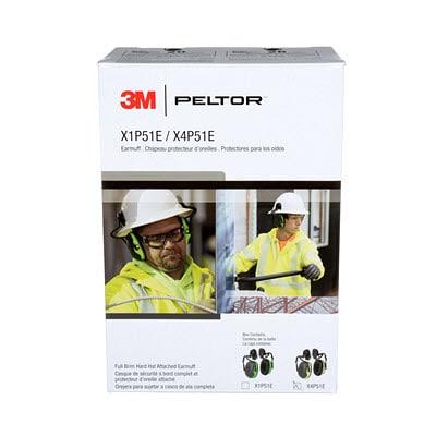 3M™ PELTOR™ X Series Full Brim Hard Had Attached Earmuffs