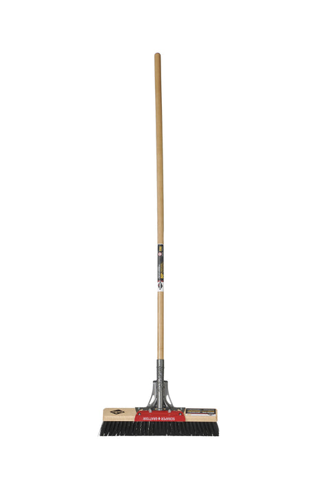 Garant Rough Surface Push Broom w/ Scraper