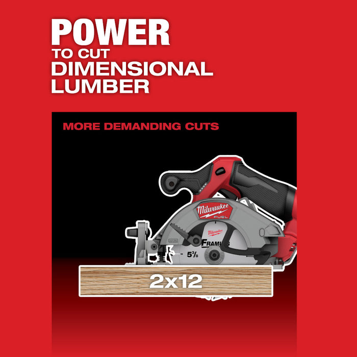 Milwaukee M12 FUEL™ 5-3/8" Circular Saw - Tool Only