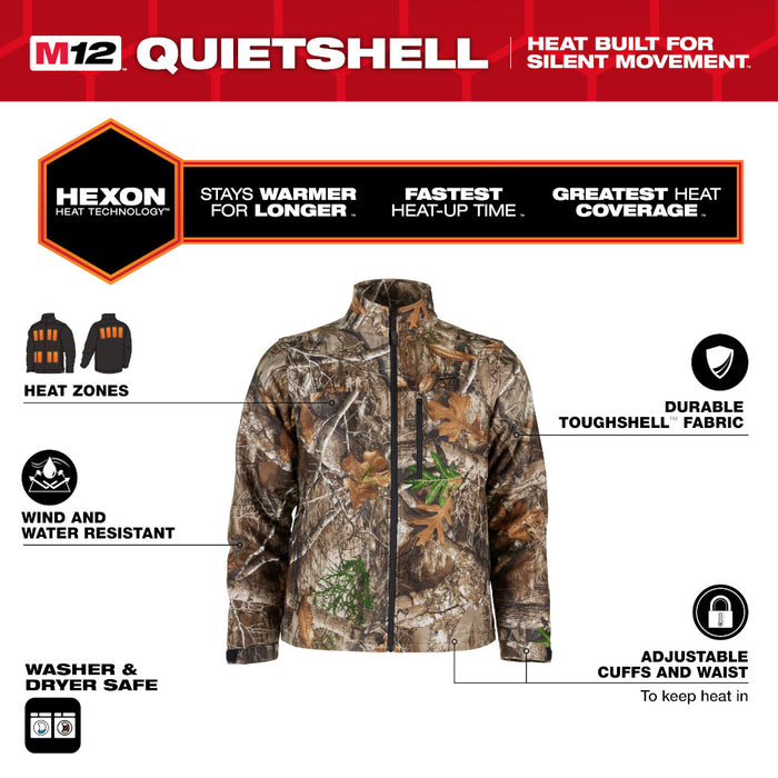 Milwaukee M12 QUIETSHELL NEXT GEN Heated Jacket Kit