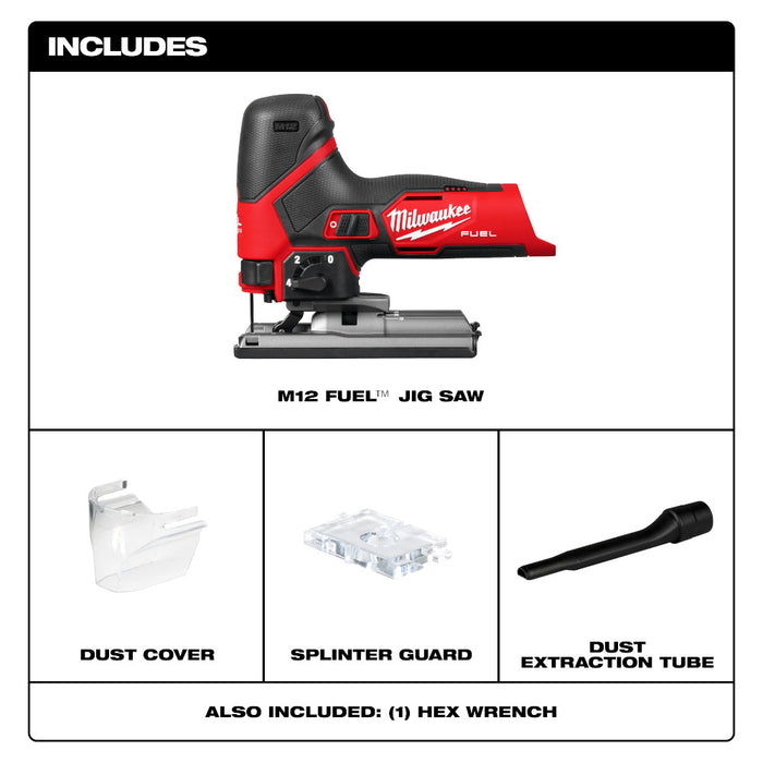 Milwaukee M12 FUEL™ Jig Saw - Tool Only