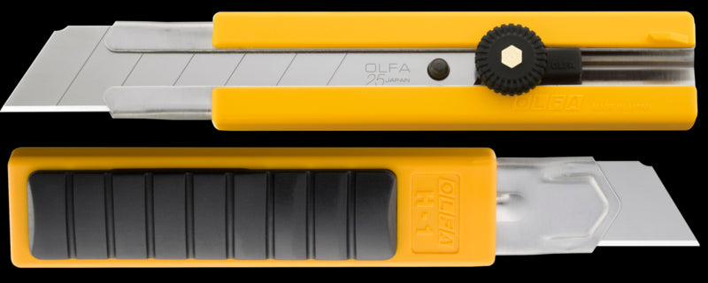 Olfa H-1 25mm Classic Extra Heavy-Duty Utility Knife