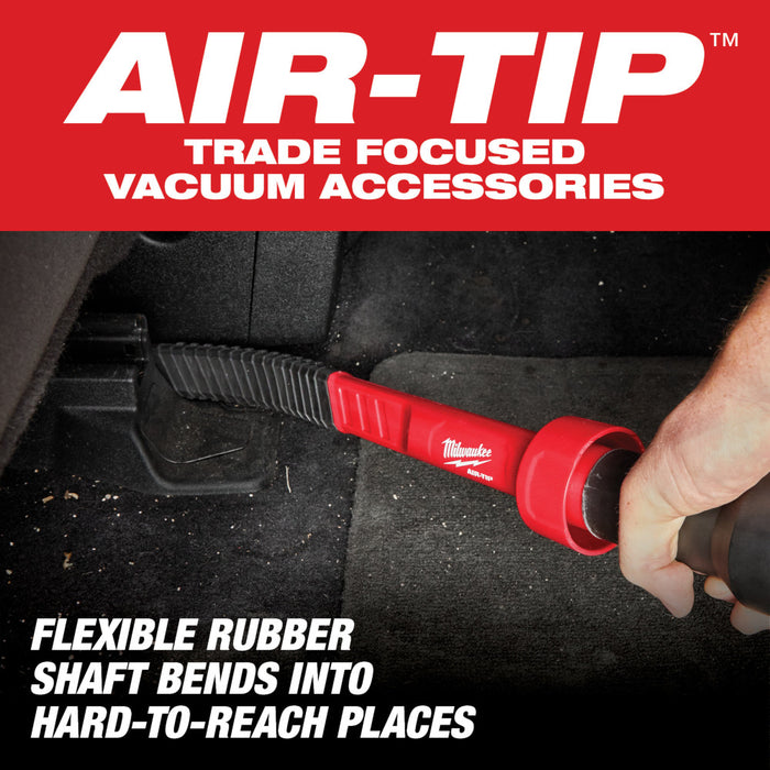 Milwaukee AIR-TIP Flexible Long Reach Crevice Tool