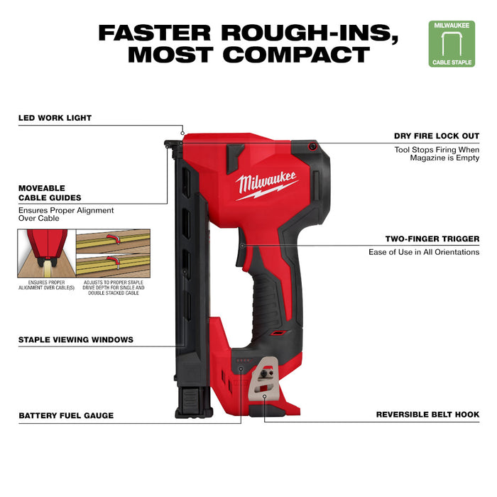 Milwaukee M12 Cable Stapler - Tool Only