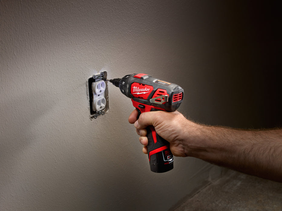 Milwaukee M12 Cordless 1/4" Hex Screwdriver - Tool Only