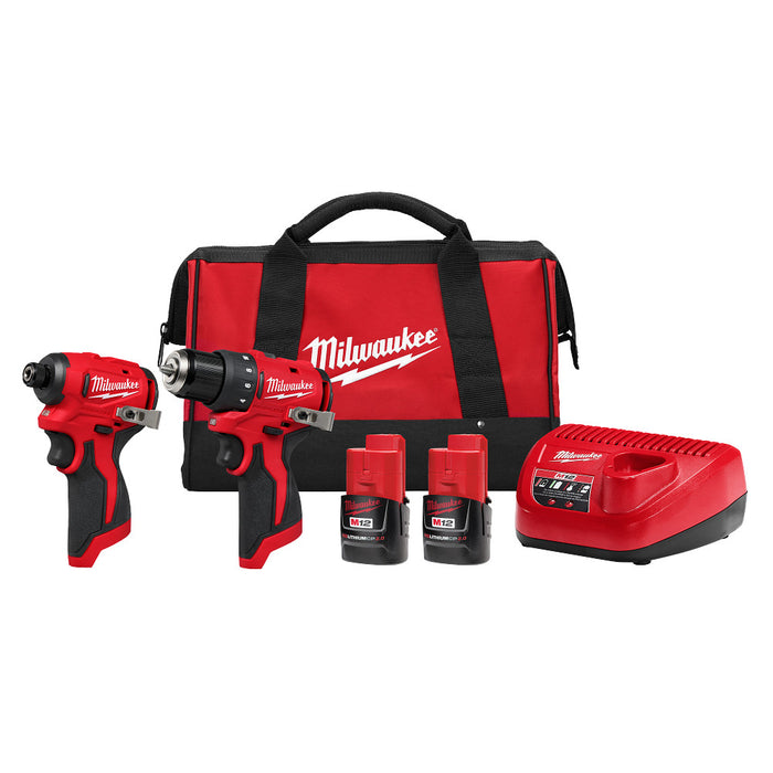 Milwaukee M12 Subcompact Brushless Drill/Driver Combo Kit