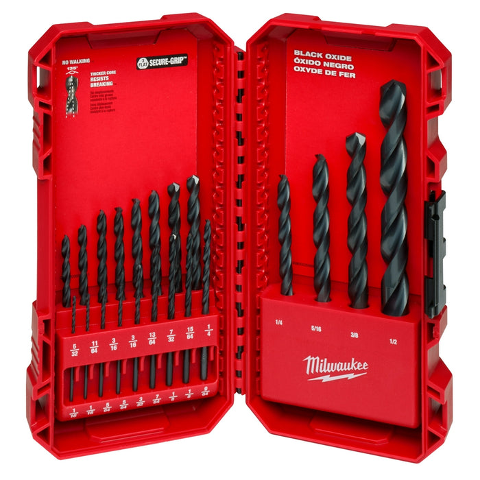 Milwaukee Thunderbolt® Black Oxide Drill Bit Set