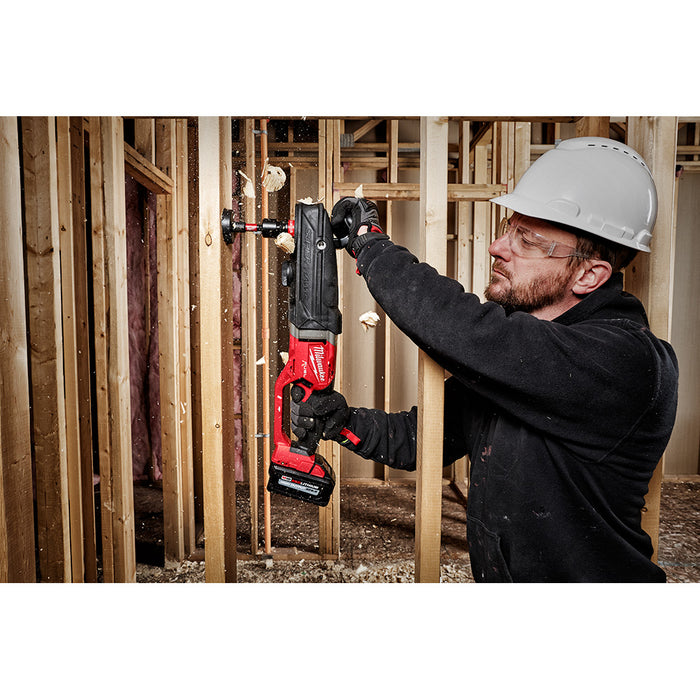 Milwaukee M18 FUEL Cordless Super Hawg Right Angle Drill with QUIK-LOK Kit