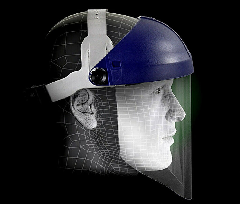 3M™ H8A Ratchet Headgear w/ Clear Polycarbonate Faceshield