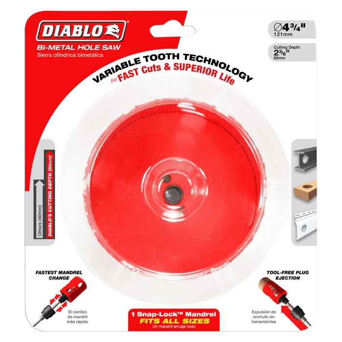 Diablo Bi-Metal Hole Saw