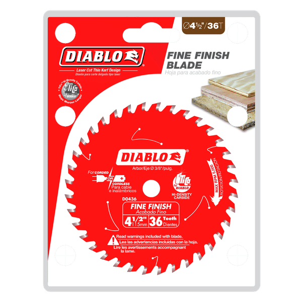 Diablo Fine Finish Saw Blade For Wood