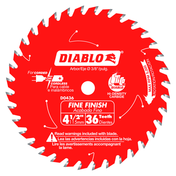 ‍Diablo Fine Finish Saw Blade For Wood (100% off)