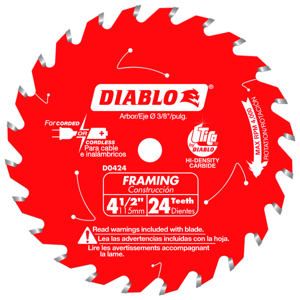 Diablo 24-Teeth Framing Saw Blade