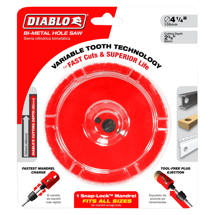 Diablo Bi-Metal Hole Saw