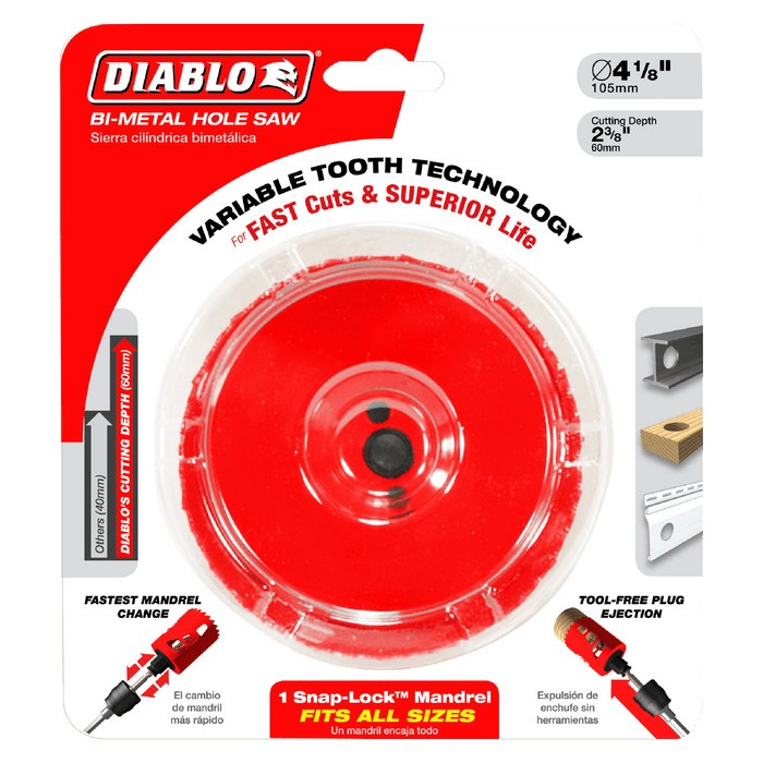 Diablo Bi-Metal Hole Saw