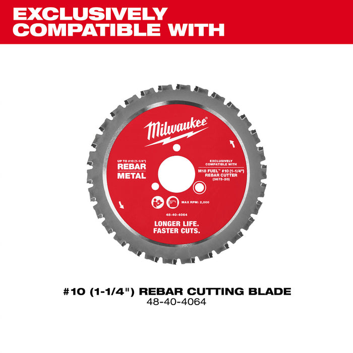 Milwaukee M18 FUEL #10 (1-1/4") Rebar Cutter - Tool Only