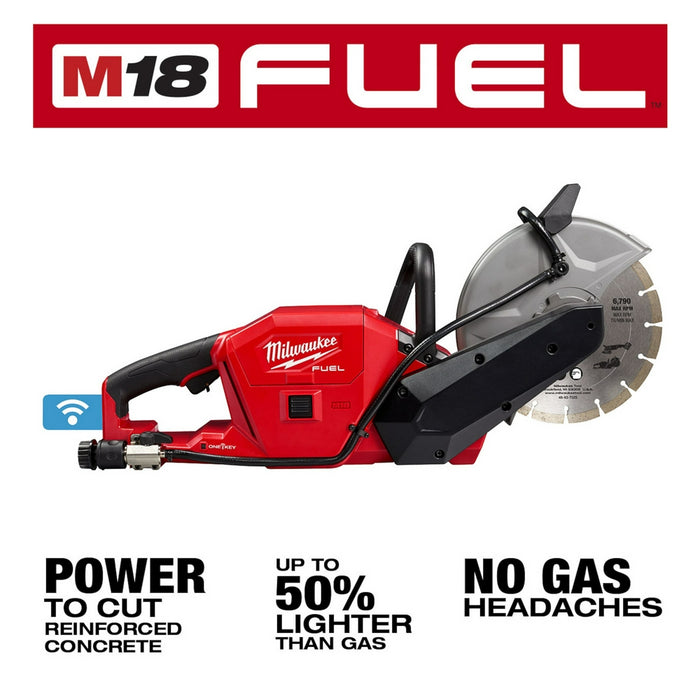 Milwaukee M18 FUEL Cordless 9" Cut-Off Saw with ONE-KEY  - Tool Only