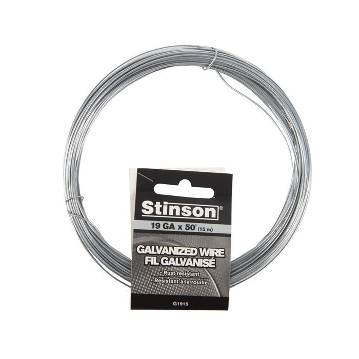 19G Galvanized Tie Wire - 50ft (15m)