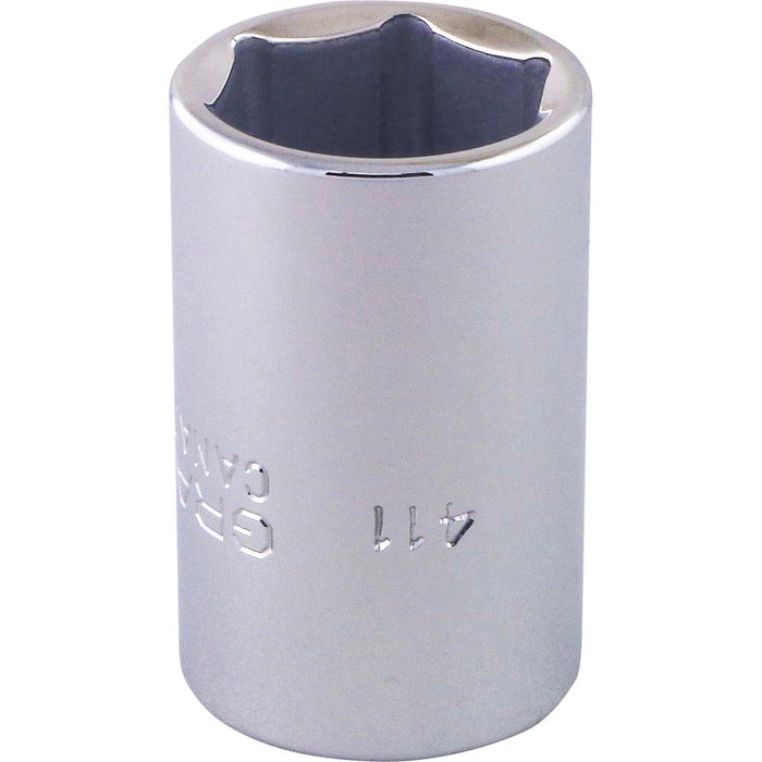 Gray Tools 1/2" Drive, 6 Point Standard Length Chrome SAE Sockets