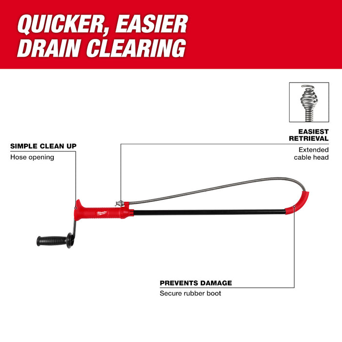 Milwaukee 3ft Toilet Auger