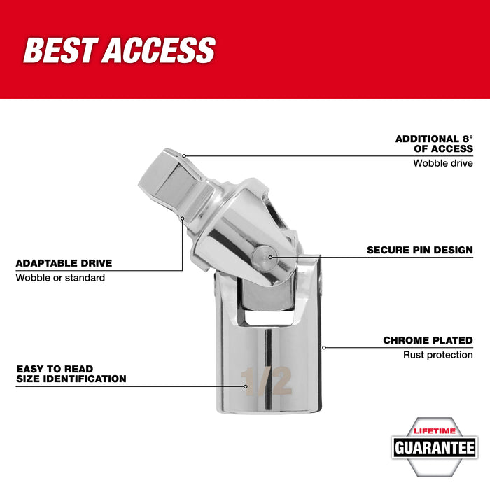 Milwaukee 1/4" Drive Universal Joint